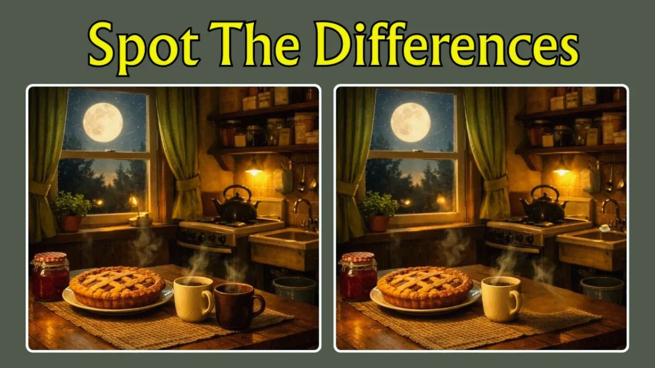 Spot 3 Differences: Can You Find Them in the Apple Pie Pictures in 12 Seconds?